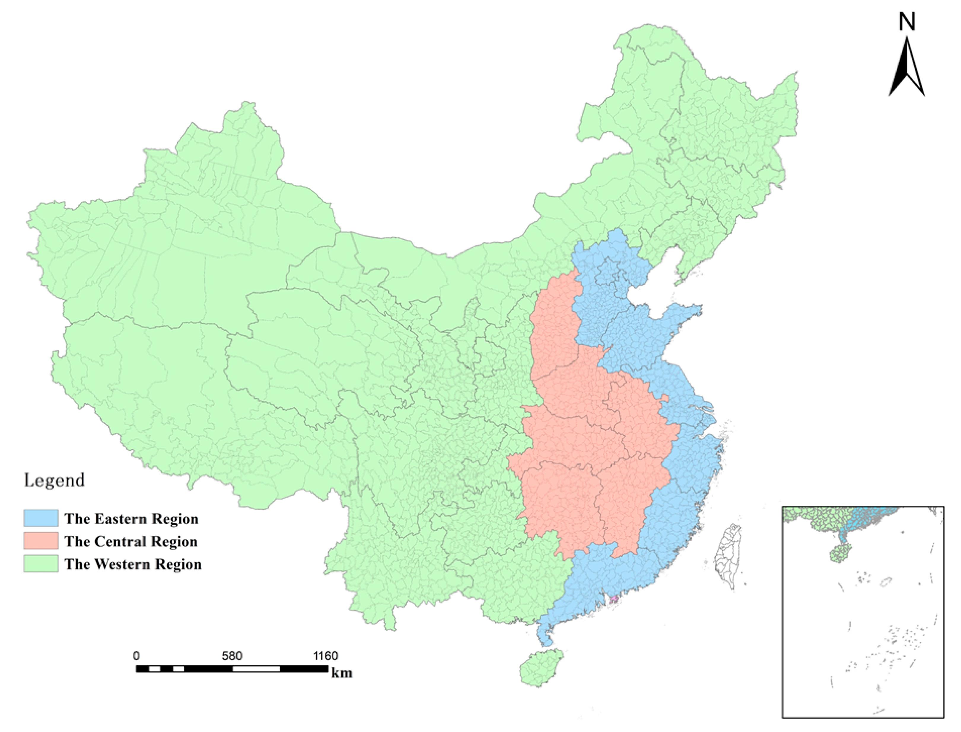 Land | Free Full-Text | Spatial–Temporal Pattern and Influence ...
