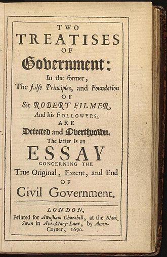 The Two Treatises <b>of Civil</b> Government (Hollis ed.) | Online ...