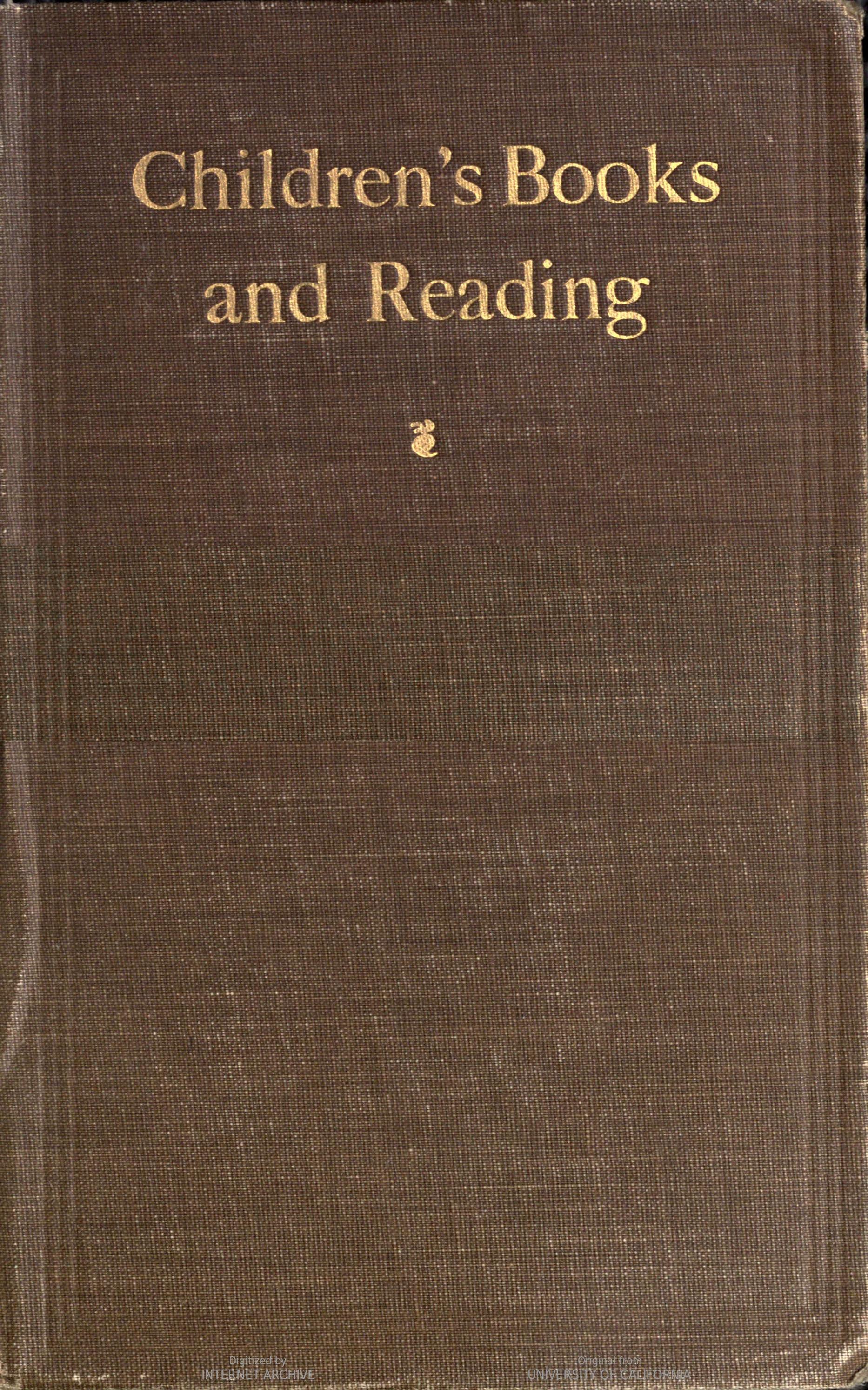 Children's Books And Reading | Project Gutenberg