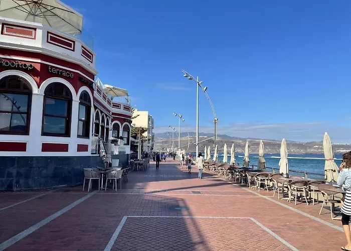 Haustierfreundliches Ferienwohnung Moderno Apartamento Junto A Las Canteras Las Palmas / Gran Canaria