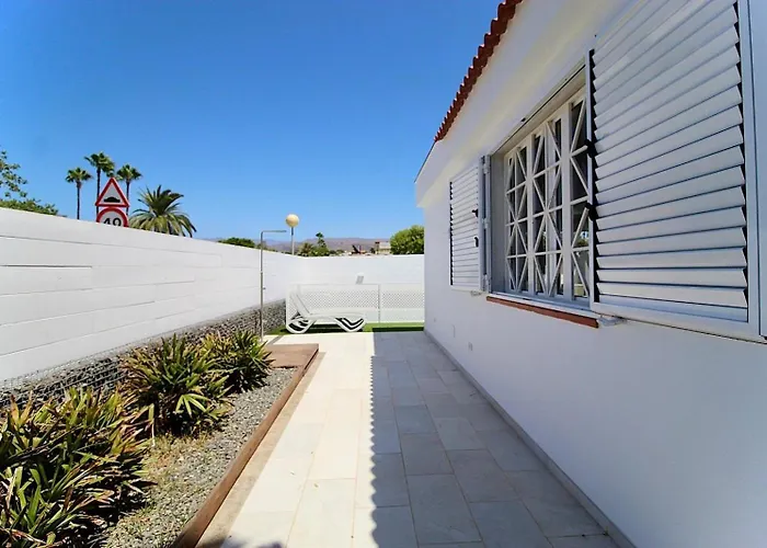 Haustierfreundliches Casa Maspalomas Private Pool, Bbq And Private Parking